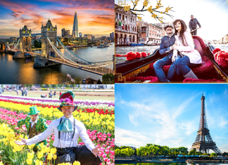 Du lịch Châu Âu khám phá thành phố cổ kính và những món ăn ngon
